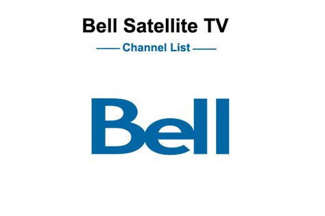 bell satellite channel list 2024.